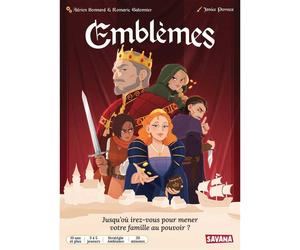 Jeu de cartes Savana Emblèmes stratégique familial 3-5 joueurs 20 min Français