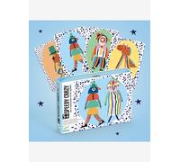 Djeco Jeu de cartes Speedy Crazy FSC Mix Blanc