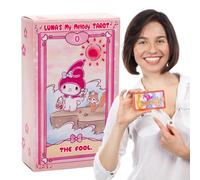 Jeu de cartes Tarot Oracle - Luna Paper Deck, jeux de société 78 pièces, cartes à jouer pour fête de famille, taille portable compacte, jeu de devinettes amusant | Divertissement largement utilisé