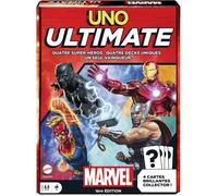 Mattel Games Jeu de cartes UNO Ultimate Marvel – 2 à 4 joueurs – Version française 7+