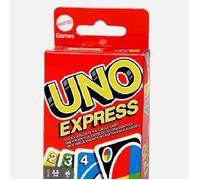 Jeu de cartes - UNO - UNO Express - Facile à emporter - Multicolore - Pour petits et grands