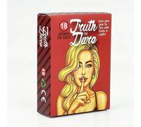 Jeu de cartes Vérité ou Gage, excellent jeu de fête pour les amis adultes proches ou les couples jouant à un jeu de plateau Papetier