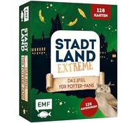 Jeu de cartes : Ville, Pays, Extrême - Le jeu non officiel pour les fans de Harry Potter avec 128 cartes. Le classique du jeu très différent avec 120 catégories magiques et cartes d'action pour tous