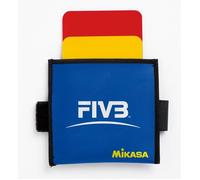 Jeu de cartons arbitre Mikasa VK Rouge TU