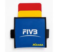 Jeu de cartons arbitre Mikasa VK Rouge TU