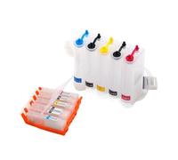 Jeu de Cartouches d'encre 5 Couleurs, système CISS PGI-780 CLI-781 avec Puce Compatible avec imprimante Canon TR8570 TS707 TS6370