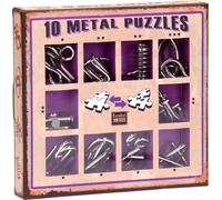 Jeu De Casse-Tête En Métal Eureka - 10 Casse-Tête En Métal Violet (Disponible Uniquement Dans Le Présentoir 52473355)