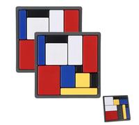 Jeu de Casse-tête logique pour Enfants et Adultes, 88 défis stimulants, Jouet Intelligent avec 4 Niveaux de difficulté, Jeu de réflexion Individuel, développe la pensée logique (2 pièce)