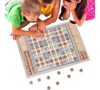 Jeu De Casse-tête - Puzzle De Nombres En Bois Pour L'entraînement Logique | Jouet Ďe Stratégie Đe Difficulté Multi-niveaux | Conseil Éducatif - Pour Les Garderies Itinérantes À Domicile Et Le Développ