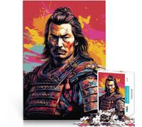 Jeu de Casse-tête Samouraï - l'art du samouraï Solitaire Puzzles 1000 pièces pour Adolescents 38x52cm Une œuvre d'art à partir de 14 Ans