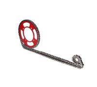 Jeu de chaînes 11/50 compatible avec BETA RR 50 Motard Supermoto 2T AM6 Moric Rouge