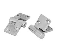 Jeu de Charnières en Acier Inoxydable, 2 Pièces, Charnières Démontables pour Pont de Bateau, Portes et Applications Marines, Charnière Bout à Bout Résistante à la Rouille