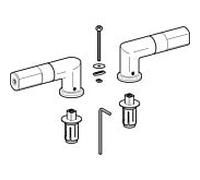 Pack de charnières Geberit pour abattant WC - GEBERIT 598145000