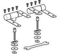 jeu de charnières Geberit 598200000 pour siège WC