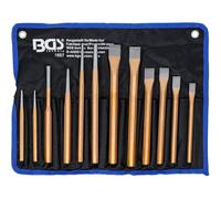 Jeu de Chasse-Goupilles, Burins et Pointeaux 12 pcs - Acier, Résistants et Précis, Pro - D-Work