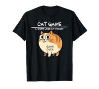 Jeu de Chat Don't Look at The Cat Funny Cat T-Shirt