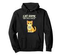 Jeu de Chat. Game Over Don't Look at The Cat Sweat à Capuche