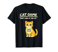 Jeu de Chat. Game Over Don't Look at The Cat T-Shirt