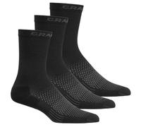 Jeu de chaussettes Craft CORE Dry High 3-pack Taille de chaussures: 40-42 / Couleur: noir
