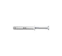 Fischer – Cheville à frapper N 10 x 135/85 S, collerette fraisée, clou acier électro-zingué, boîte 50