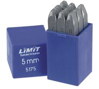 Jeu de chiffres à frapper 9 pcs 0 - 9 en acier trempé fabriqué en Allemagne 200 kp/mm² hauteur 3 mm Limit CSSXL3