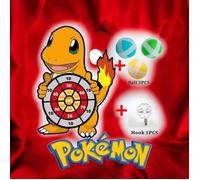 Jeu de cible Pokemon - Salameche - Enfant - Amusement convivial - Idéal pour petits et grands