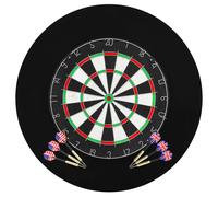 Jeu de cibles professionnel en sisal avec 6 fléchettes