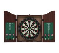 vidaXL Jeu de cibles professionnel Sisal avec armoire et 6 fléchettes 91462