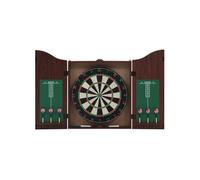 Jeu de cibles professionnel Sisal avec armoire et 6 fléchettes