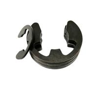 Jeu de circlips, clips en C, 10/50/100 pièces M1.2-M24, acier noir, type EC, bague de retenue externe, rondelle fendue, collier de serrage, circlip(M1.2 100pcs)