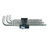 Jeu de cl?s allen m?les coud?es 9 pcs Wera 3950/9 PKL