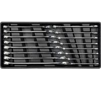Jeu de clÃ©s mixtes 16 piÃ¨ces, 6-21 mm, dans un insert de tiroir, Yato