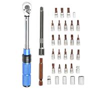 Jeu de ynamométrique pour vélo - Outils de Vélo 1/4" à Déclenchement | Kit de Serrage de Vissage pour Entretien Cycliste,pour Serrage Pot Tige de Selle Guidon Prévenir Dommages Cycliste Route Ama