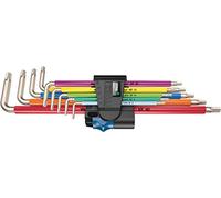 Wera Jeu de clés Allen TORX 3967/9 TX SXL Multicolore HF Inox 1, Tournevis