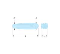 Jeu de clés 6 pans sur monture 6 pièces - FACOM - 86H.JU6