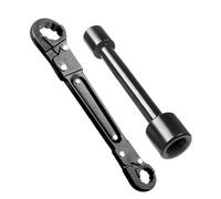 Jeu de clés à butée coudée - Clé de compression de tuyau, outil de retrait de butée d'angle en acier | Jeu de clés sanitaires ergonomiques pour raccords de serrage, outil de plombier robuste pour la