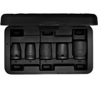 Jeu de clés à chocs Gedore 1/2" 5 pces 6 pans 10-24 mm K 19-028