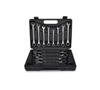 Jeu de clés à cliquet - - 12 pcs - Angles de retour de 5° et 12 dents