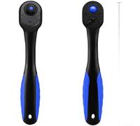 Jeu de clés à cliquet 3 pièces avec 72 dents mouvement de précision bouton de libération rapide et poignée incurvée pour un flux de travail fluide (F)