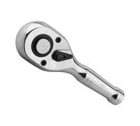 Jeu de clés à cliquet à 72 dents en acier au chrome vanadium avec poignée courte pour tailles de disque 1/4, 3/8, 1/2, efficace à 5 degrés (1/2)