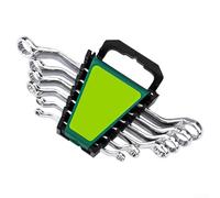 Jeu de clés à cliquet à double extrémité en forme de fleur de prunier avec marquages de taille complète pour voiture avec clip en plastique