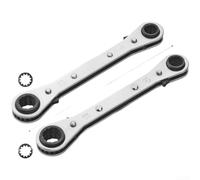 Jeu de clés à cliquet à double tête 4 en 1, 6 à 22 mm, en acier au chrome vanadium avec bride à 12 points, pour réparation polyvalente à la maison et à l'automobile (19-10-11-12)