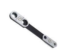 Jeu de clés à cliquet à double tête 8 tailles réglables en acier doux Design compact pour réparation automobile/industrielle, outil transportable pour réparations