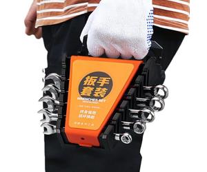 Jeu de clés à cliquet, clés à cliquet, clés à cliquet | Outils à main, clés à cliquet avec organisateur de rangement, jeu de clés métriques 6 à 17 mm pour auteurs