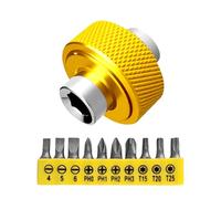 Jeu de clés à cliquet compactes professionnelles à commutation rapide avec embouts jaunes en acier au carbone pour réparation d'urgence Clé de poche portable