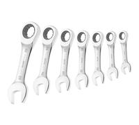 Jeu de 7 clés mixtes à cliquet courtes Expert EXPERT BY FACOM