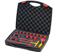 Wiha Set d'adaptateurs de douille 43023 – 3/8" isolés – 20 pièces