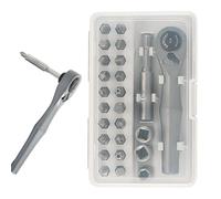 Jeu de clés à cliquet - Kit d'outils de réparation mécanique haute résistance avec aimant intégré | Jeu d' de tournevis à cliquet | pour ordinateur, TV électronique