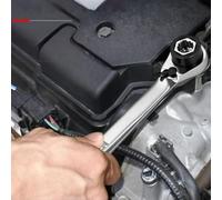 Jeu de clés à cliquet multifonction 4 en 1 en acier au chrome vanadium 40CR avec mécanisme à 72 dents pour espaces restreints et fixation de précision (A)