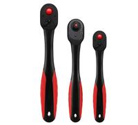 Jeu de clés à cliquet - Outils à cliquet métriques robustes, kit flexible | Design en acier au chrome vanadium, thème de réparation de garage, dure aussi longtemps que des têtes à profil mince, jeu de